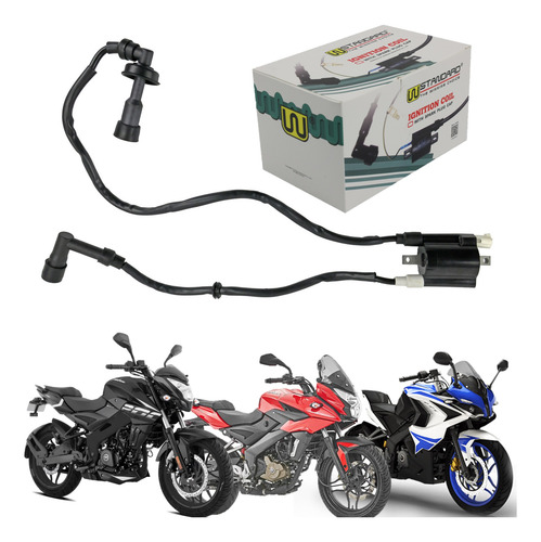 Bobina Encendido Doble Capuchones Bajaj Pulsar Ns As Rs 200
