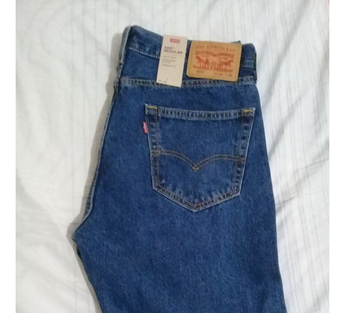 Pantalon De Hombre Blue Jeans Levis 505 Original Talla 34x36