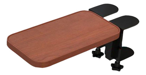 Abrazadera Para Reposabrazos De Ordenador, Soporte Marrón