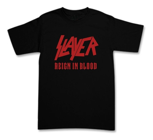 Playera Slayer Reign In Blood Bandas Thrash Metal Rock