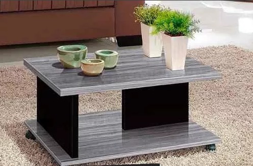 Mesa Ratona Rectangular Con Ruedas Moderna