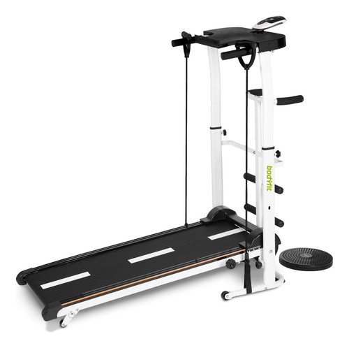 Caminadora mecánica Bodyfit BFJS-1801 color  blanca