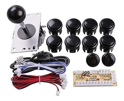 Easyget Zero Delay Pc Arcade Game Joystick Cabinet Diy Kit D