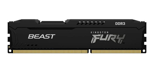 Memoria Kingston 4gb Ddr3 1600 Fury Black Kf316c10bb/4