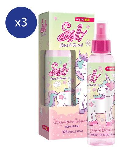 Pack Body Splash Algabo Kids Sally 125 Ml