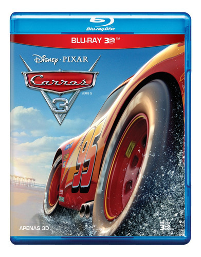 Carros 3 3d - Blu-ray - A Maior Prova Da Copa Pistão! Disney