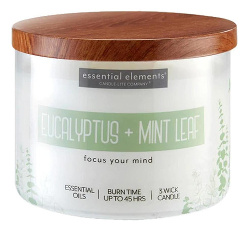 Vela 14.75 Oz Essential Elements Eucalyptus & Mint Leaf Cand