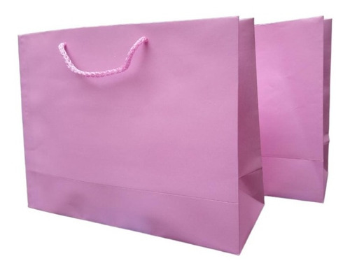 100 Bolsas 21x28 Rosa 