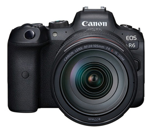  Canon EOS R Kit R6 + lente 24-105mm IS USM mirrorless cor  preto