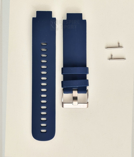 Pulseira Silicone Compatível Com Amazfit Verge Verge Lite Cor Azul-escuro