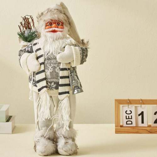 Figuritas Navideñas De Papá Noel, Muñeco De Papá 45cm