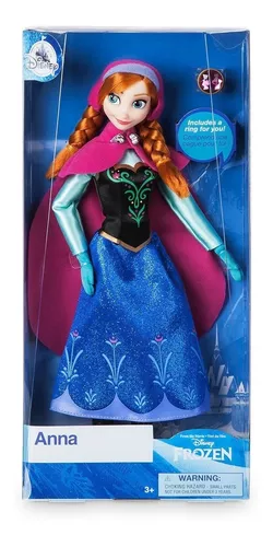 Boneca Frozen Anna Articulada Coleção Disney Grande 37 cm no Shoptime