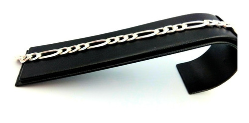 Pulsera Pulso Plata Fina 925 Caballero 3*1 Hombre 6mm