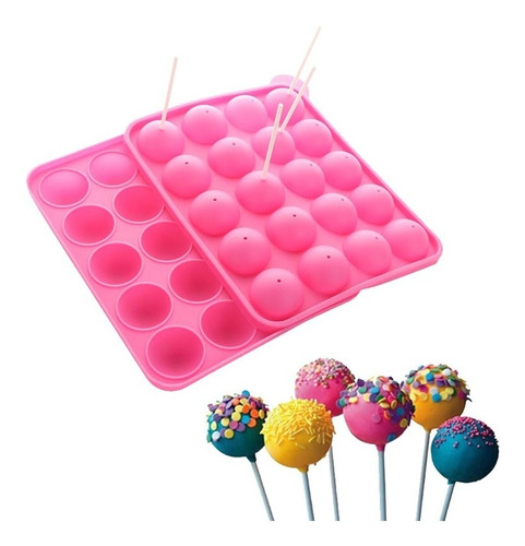 Molde Silicon Cake Pop Esfera Tradicional