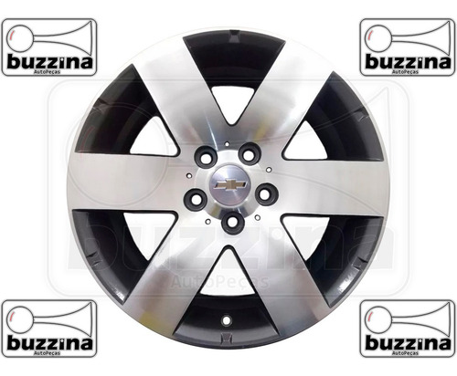 Kit 4 Calota Tampa Centro Chevrolet Captiva 2010-2020 Gm