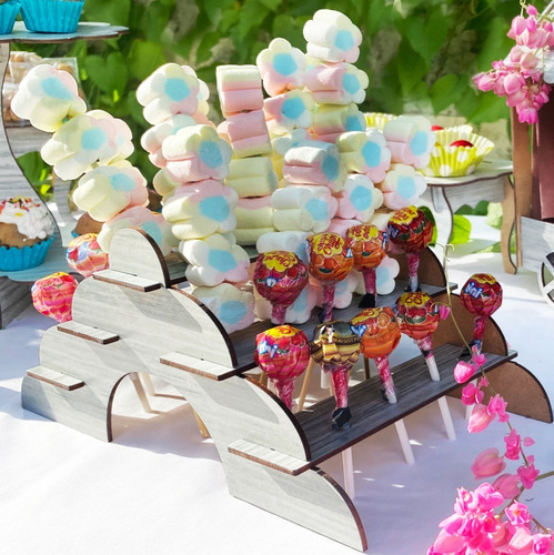 Imagen 6 de 10 de Kit Mesa Dulces Candybar Mini En Mdf Impreso Alta Calidad M2