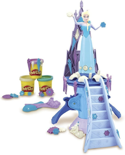 Imagen 2 de 8 de Play-doh Frozen Castillo De Hielo Encantado