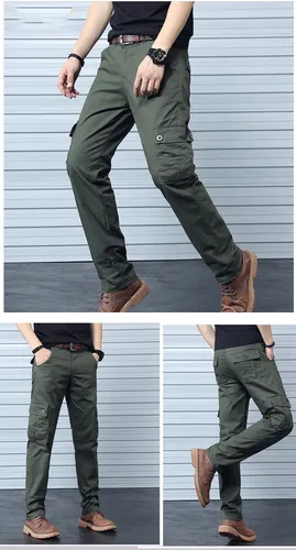 Pantalon cargo creme sale