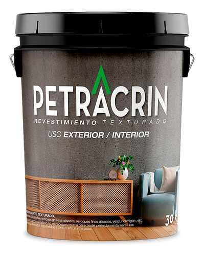 Revestimiento Texturado 30kg Ext / Int Grano Medio Petracrin