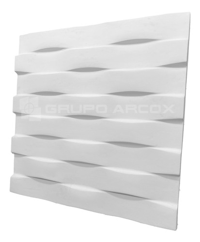 Imagen 4 de 5 de Panel 3d Paralell Muro Decorativo Yeso Interiores
