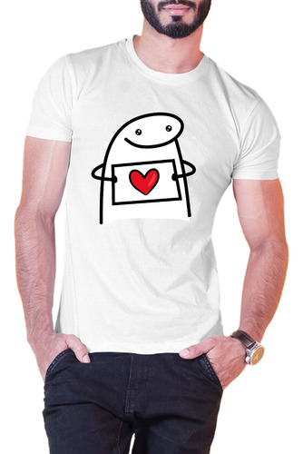 Playera Flork Meme Corazón Amistad Caricatura Chistoso Moda