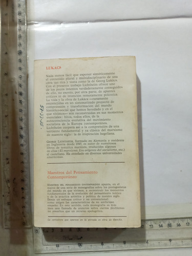 Lukacs George Lichtheim (Usado)
