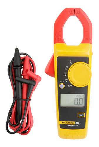 Fluke F302 + - Pinza Medidor Portátil, Pantalla Lcd, Digital