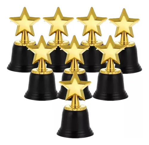 A Genérico 10 Piezas Estrella Trofeo Premio Estatuilla