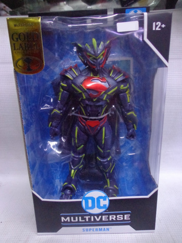 Superman Energized Unchained Gold Dc Multiverse Mcfarlane