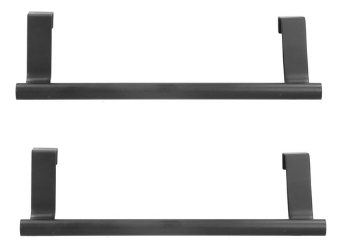 Toallero Negro Para Colgar, Sin Perforaciones, Sin Clavos, 2