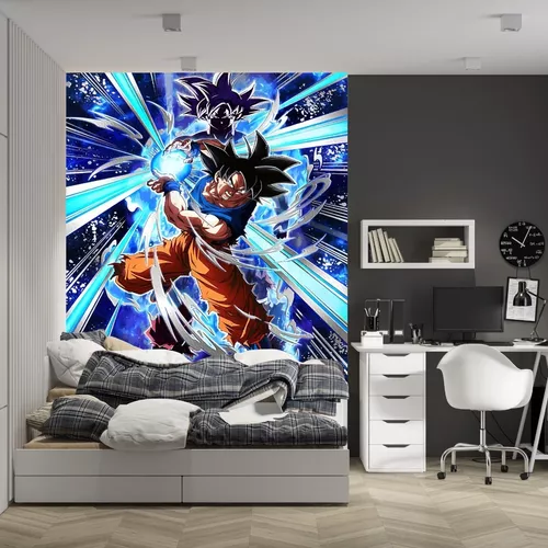 Dragon Ball Z Goku Adesivo De Parede Saiyajins 3D realista