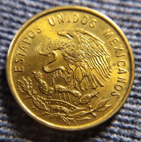 Moneda Un Centavo Espiga 1959, En Bronce 16mm. (Usado)