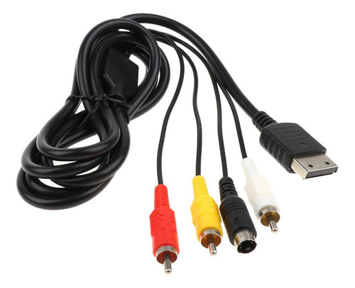 Para Sega Saturn Av S Cable De Audio Video Conector De Tv De