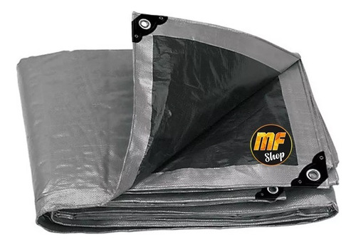 Lona Impermeable Truper Plata 3 X 4  Metros Camping Mf Shop