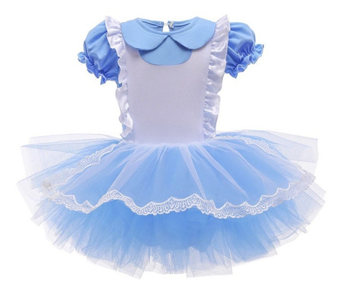 Imagem 3 de 5 de Vestido Balé Infantil Alice No País Das Maravilhas Bailarina