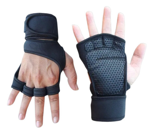 Guantes Calleras Para Pesas, Con Soporte De Muñeca, Gym