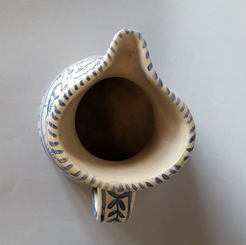 Imagen 7 de 9 de Antigua Jarra Cerámica Estilo Talavera. 7o 2311