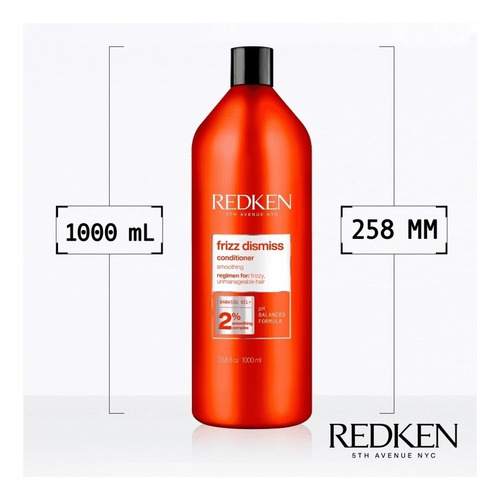Condicionador Redken Frizz Dismiss 1000ml Full