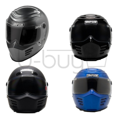 Simpson Casco Motocicleta Outlaw Bandit 4 Colores Xs, S,l,m