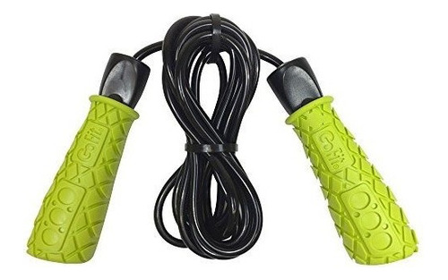 Gofit Pro Cuerda De Velocidad Color Negro