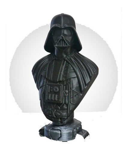 Imagen 2 de 5 de Busto Starwars Darth Vader Star Wars Impreso En 3d