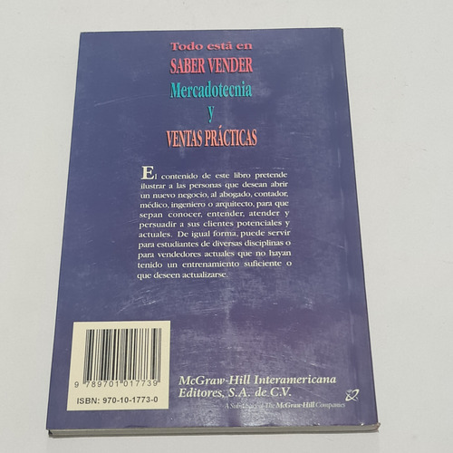 Todo Esta En Saber Vender Mercadotecnia Y Ventas Practicas (Usado)