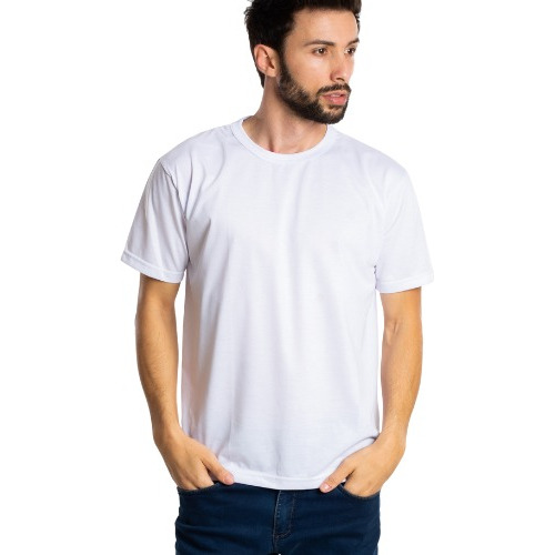 5 Camisetas Pv Malha Fria Coloridas Atacado P-m-g-gg