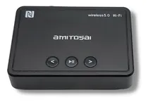 Comprar Receptor Audio Bluetooth 5.0 Y Reproductor De Pendrive Mp3 Con Control Remoto Aux 3,5 Rca Para Equipos De Audio Amitosai Mts-btnfcplay Negro