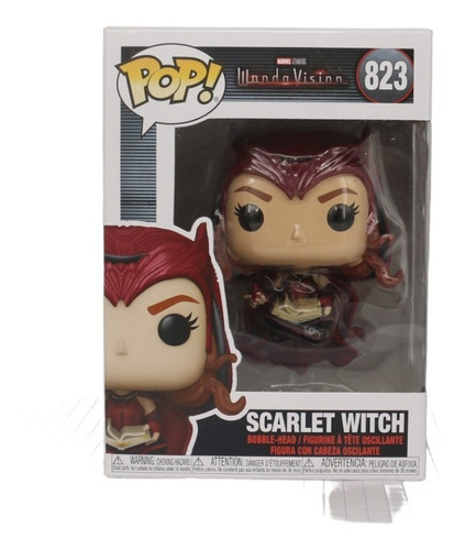 Funko Pop Scarlet Witch 823 Bruja Escarlata Caja Lastimada