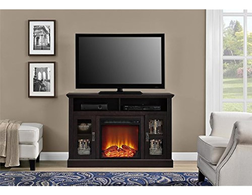 Consola De Tv Con Chimenea Eléctrica Ameriwood Home Chicago
