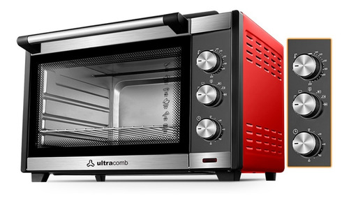 Imagen 3 de 5 de Horno Eléctrico Ultracomb Uc-55acn 2000w 55 Lts Con Anafe P