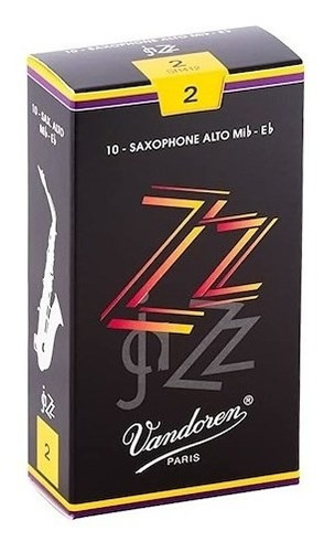 Cañas Para Saxo Alto Vandoren Jazz (x10) - Origen: Francia