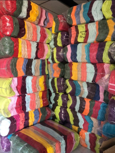 50 Toallas De Baño Completo 100% Algodón 85cm X1.70m Color Blanco