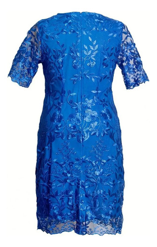 Vestido Plus Size Festas Casamentos Elegante Renda Dalicis